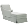 Chaise lounge c/ reforço/apoio de braços direito veludo 1