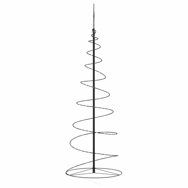 Árbol de Navidad cono de luz 100 LEDs blanco cálido 150 cm M 4