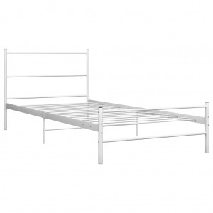 Estrutura de cama metal 90x200 cm branco H