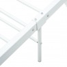 Estructura de cama de metal blanca 90x200 cm 5