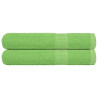 Toalhas sauna 2pcs 80x200 cm 360 gsm 100% algodão verde maça 1