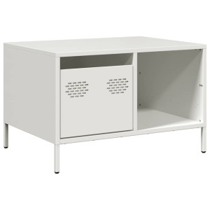 Mesa de centro 68.5x50x43.5 cm aço laminado a frio branco H