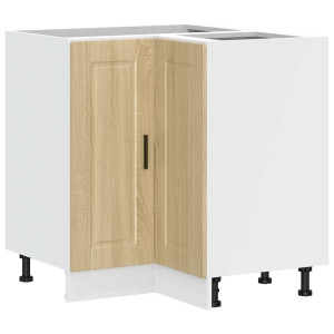 Mueble bajo esquina de cocina porto madera reconstituida H