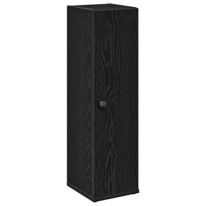 Móvel p/ casa de banho c/ suporte de rolos 20.5x22x72 cm preto H