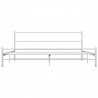 Estrutura de cama 160x200 cm metal branco 3