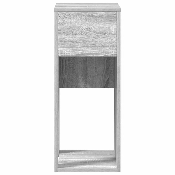 Torre de ordenador con cajón gris sonoma 30x44x74 cm M 5