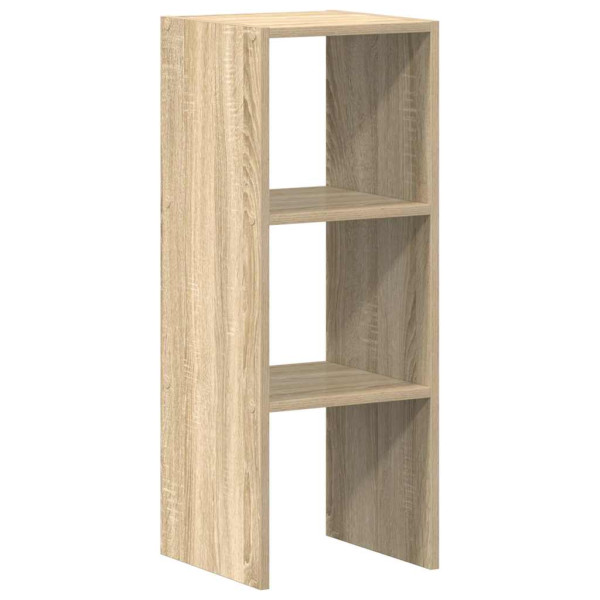 Librería apilable madera contrachapada roble sonoma 30x30x80 cm M 2