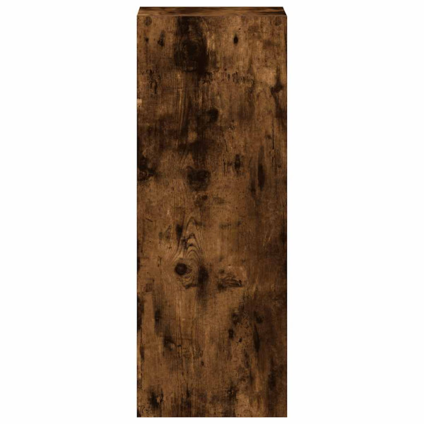 Librería apilable madera contrachapada roble ahumado 30x30x80cm M 5