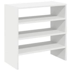 Zapateros 2 uds apilables blanco 60x30x30.5 cm H
