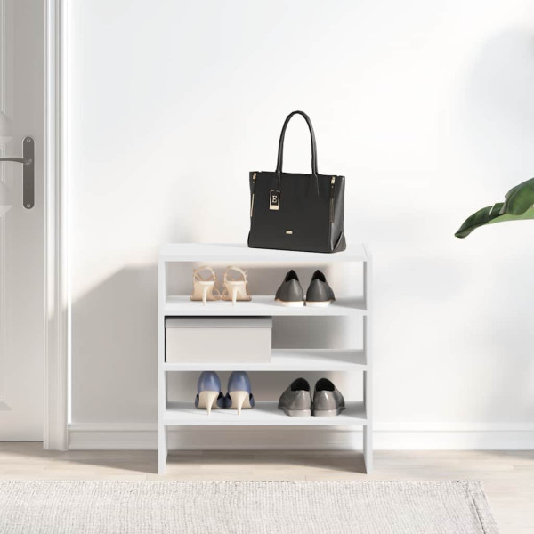 Sapateiras 2 pcs empilháveis 60x30x30.5 cm branco M 3