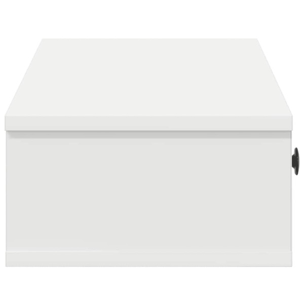 Prateleira parede c/ gavetas 100x37.5x19cm deriv.madeira branco M 5