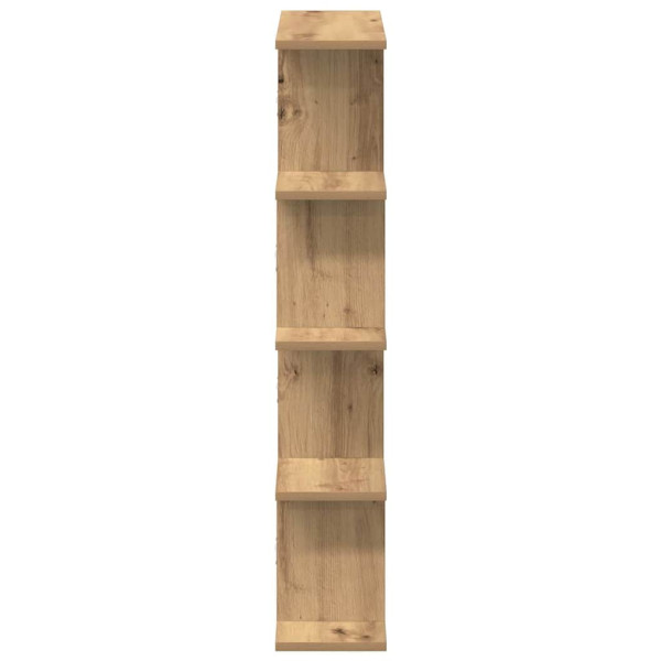 Estante cubo de pared 12 compartimentos madera roble artisan M 5