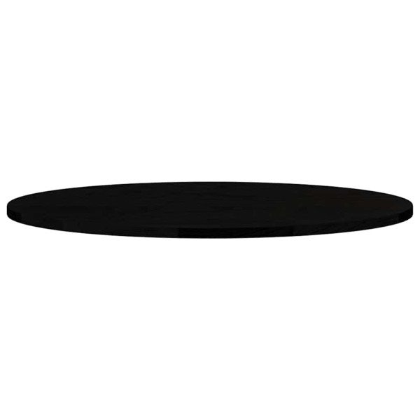 Tampo de mesa 80x40x2 cm carvalho maciça oval castanho-escuro M 5