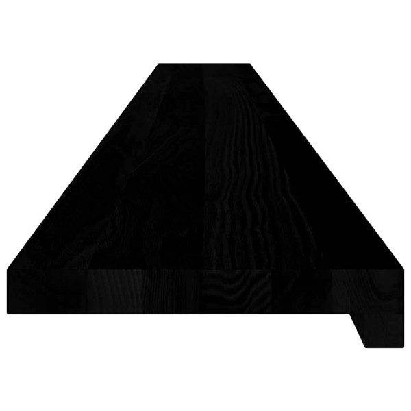 Soleiras da janela 2 pcs 160x20x2 cm carvalho castanho-escuro M 5