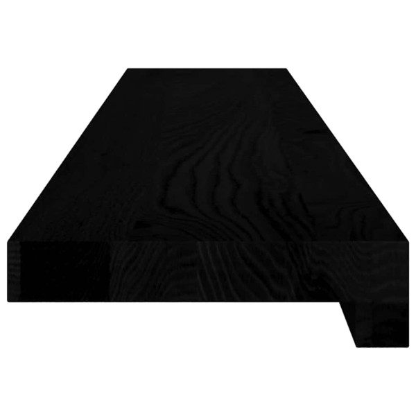 Alféizares de ventana 2 uds madera maciza roble marrón oscuro M 5