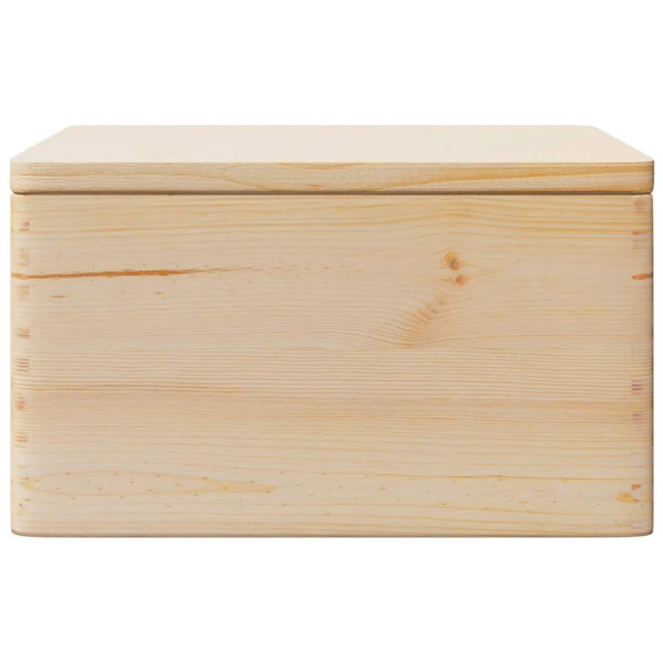 Caixa de madeira com tampa 40x30x23 cm pinho de madeira maciça M 4