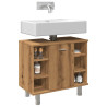 Armario de baño madera contrachapada roble artisan 60x32x53.5cm 1