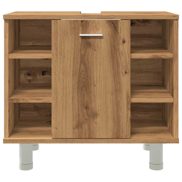 Armario de baño madera contrachapada roble artisan 60x32x53.5cm M 5