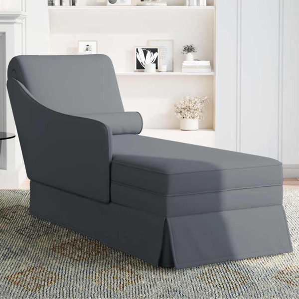 Chaise lounge c/ reforço/apoio de braços direito veludo M 3