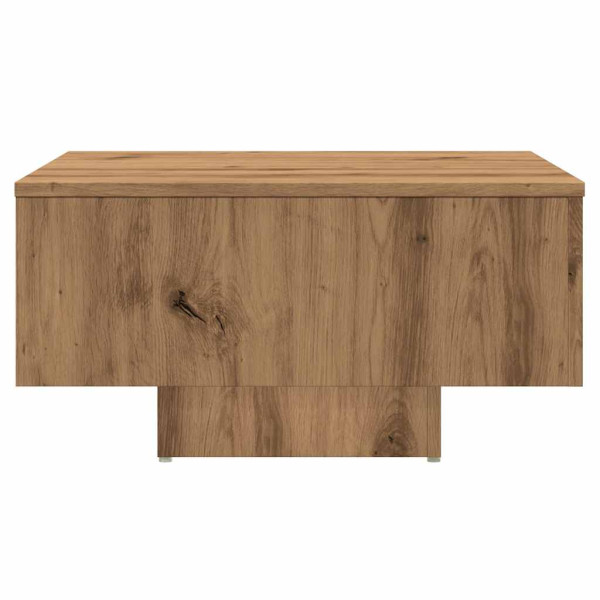 Mesa de centro madera de ingeniería roble artisan 60x60x31.5 cm M 4