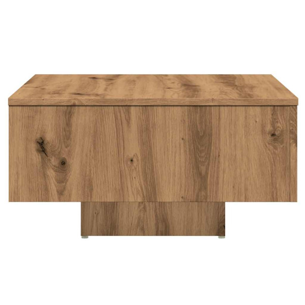 Mesa de centro madera de ingeniería roble artisan 60x60x31.5 cm M 5