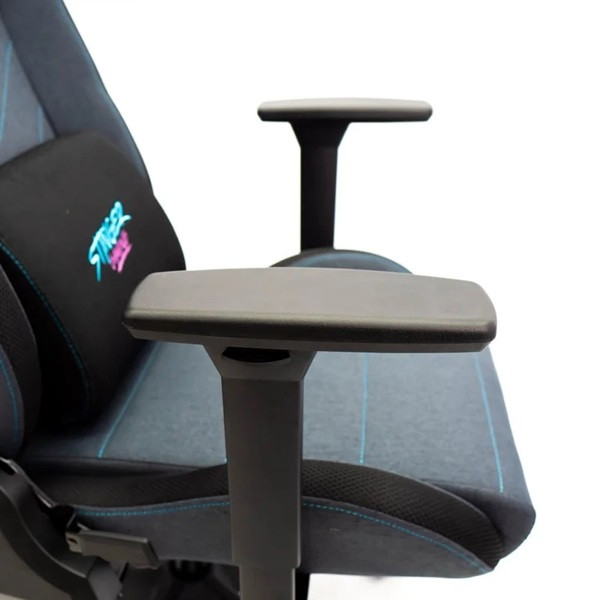 Silla gaming woxter stinger station elite/ luces led/ azul y rosa M 6