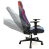 Silla gaming woxter stinger station elite/ luces led/ azul y rosa 5
