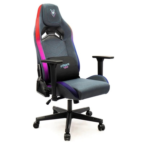Silla Gaming WOXTER Stinger Station Elite azul y rosa M 3