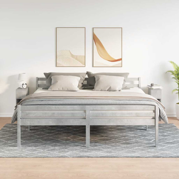 Mesas de cabeceira com gaveta 2 pcs 20x36x60cm cinzento cimento M 3