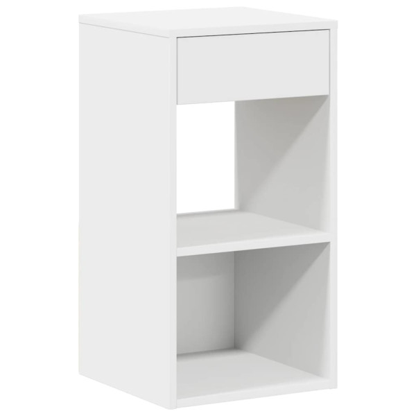 Mesas de cabeceira com gaveta 2 pcs 35x34x66.5 cm branco M 5