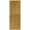 Puerta de granero CORONA madera maciza pino 80x210 cm 3