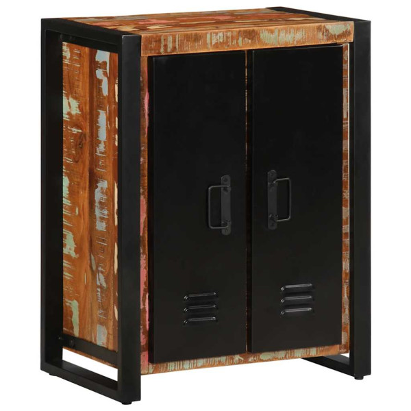 Aparador multicor 55x35x70 cm madeira maciça recuperada M 3