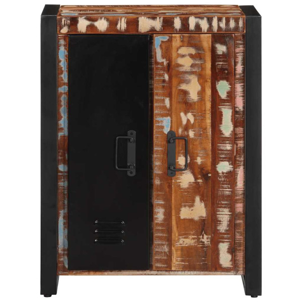 Aparador multicor 55x35x70 cm madeira maciça recuperada M 2