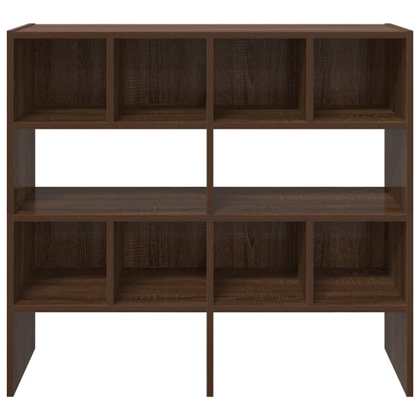 Sapateiras 2 pcs empilháveis 89.5x30x40 cm carvalho castanho M 4