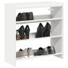 Mueble zapatero madera contrachapada blanco 60x25x62 cm 1