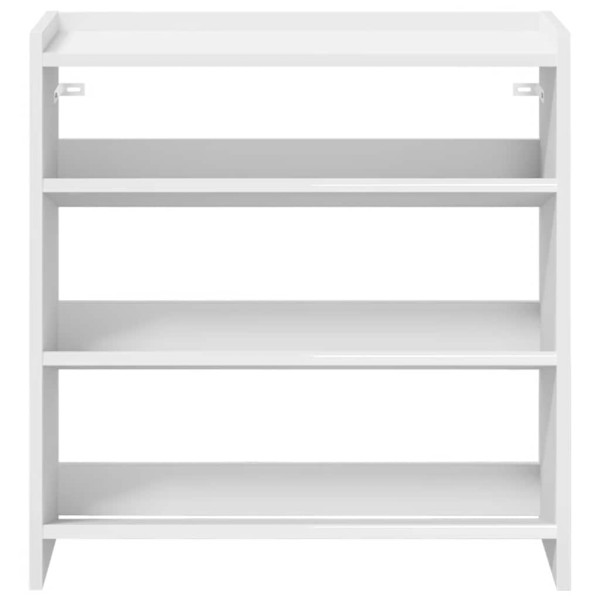 Mueble zapatero madera contrachapada blanco 60x25x62 cm M 4