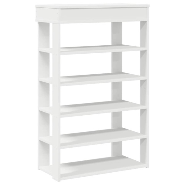 Mueble zapatero madera contrachapada blanco 60x30x98 cm M 2