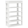 Mueble zapatero madera contrachapada blanco 60x30x98 cm 2