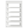 Mueble zapatero madera contrachapada blanco 60x30x98 cm 4