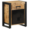 Mesita de noche madera maciza de mango 40x30x50 cm 4