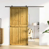 Puerta de granero CORONA madera maciza pino 100x210 cm 1