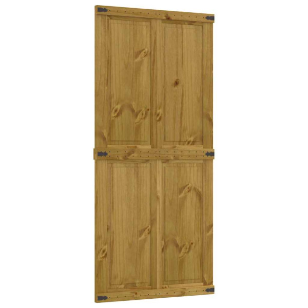 Puerta de granero CORONA madera maciza pino 100x210 cm M 2