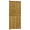 Puerta de granero CORONA madera maciza pino 100x210 cm 2