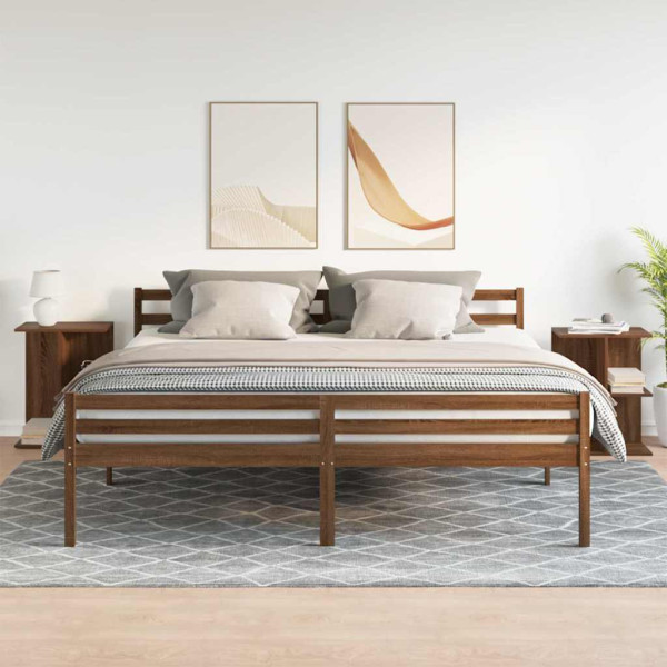 Mesas cabeceira 2pcs 46.5x29x61 deriv.madeira carvalho castanho M 3