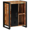 Aparador madera maciza reciclada multicolor 55x35x70 cm 4