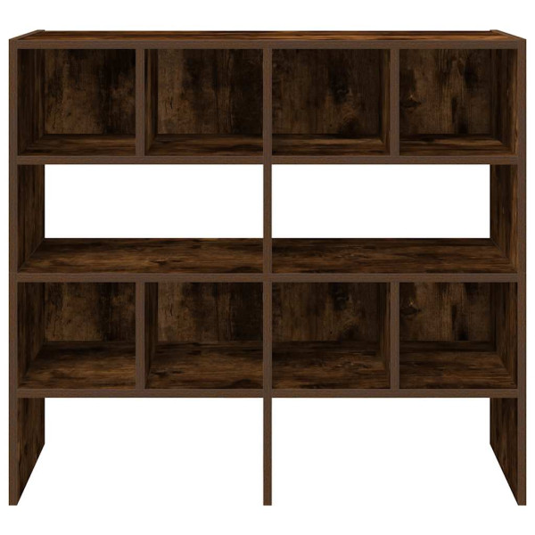 Zapateros 2 uds apilables roble ahumado 89.5x30x40 cm M 4