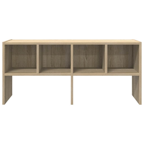 Zapatero apilable roble sonoma 89.5x30x40 cm M 4