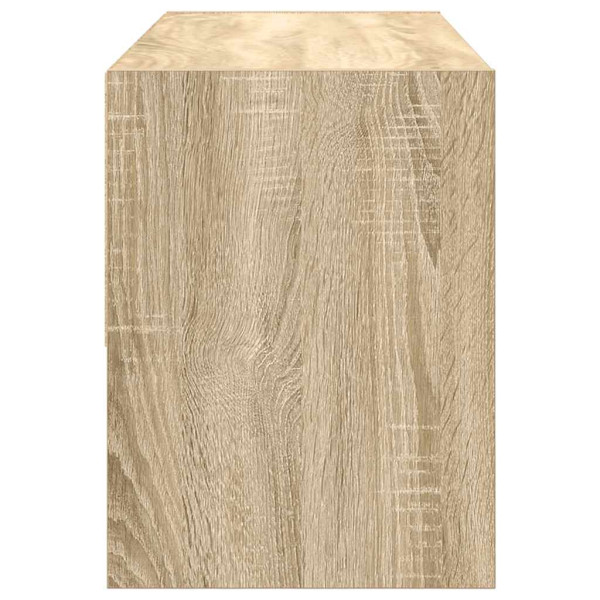 Zapatero apilable roble sonoma 89.5x30x40 cm M 5