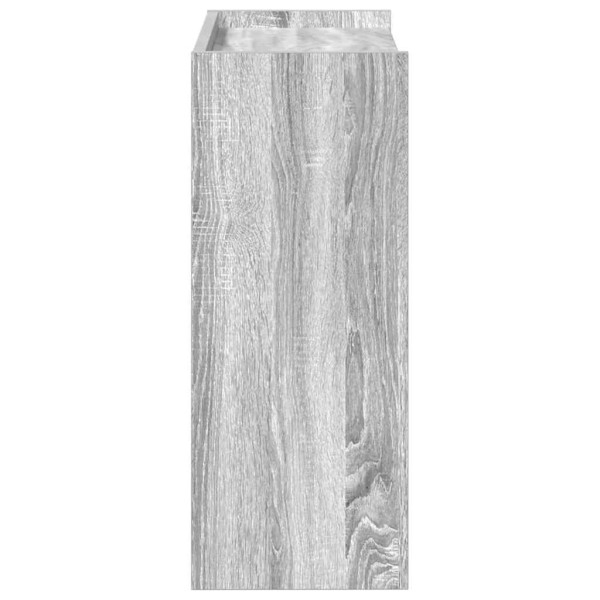 Mueble zapatero madera contrachapada gris sonoma 60x25x62 cm M 5