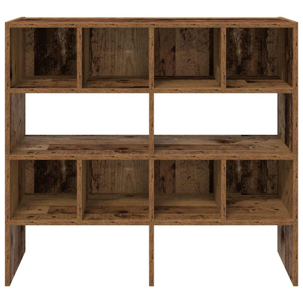 Zapateros 2 uds apilables madera vieja 89.5x30x40 cm M 4